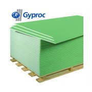Гипсокартон Gyproc Аква Лайт влагостойкий 2,5x1,2x9,5 мм